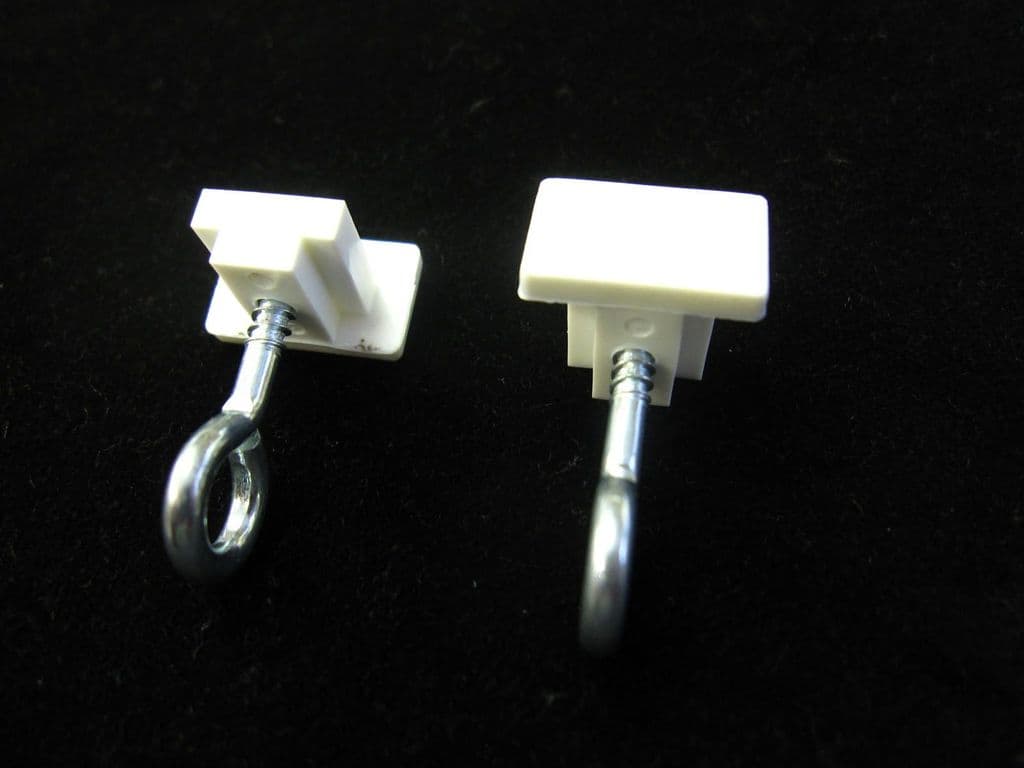 SWISH FURNIGLYDE CURTAIN TRACK END STOPS x2 Caravan motorhome parts end